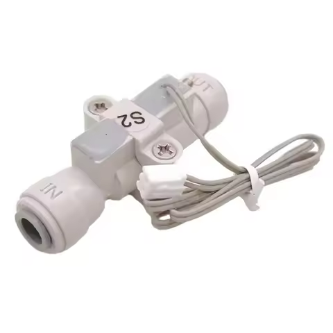 New High Performance 1/4" Water Flow Switch Plastic Water Flow Switch Water Flow Control Sensor For 