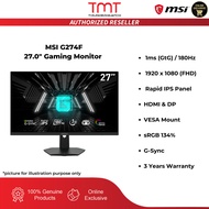 MSI G274F 27.0" Gaming Monitor | 1ms (GTG) | Rapid IPS Panel | FHD (1920x1080) (180Hz) | HDMI&DP | s