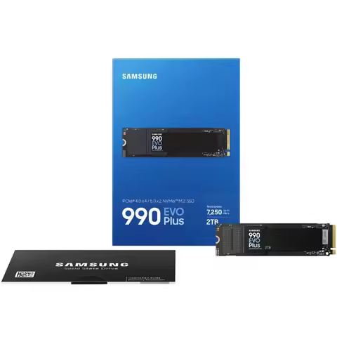 Original New SSD For Samsung 990 EVO Plus 1T 2T 4T M.2 2280 NVMe PCIE 4.0 Speed up to 7250M PS5 desk