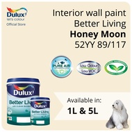 Dulux Interior Wall Paint - Honey Moon (52YY 89/117) (Better Living) - 1L / 5L