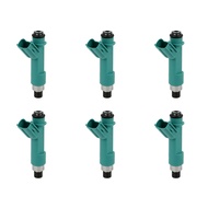 (TQHE) 6X New Fuel Injector for Prado 4000 Grj120 23209-31060 23250-31060 23209-39075 23250-39075