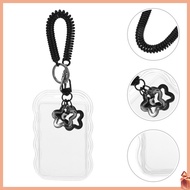 2 Pcs Keychain Student Id Card Case Photo Picture Keychains Holder 11.00X7.30X0.50CM dliyuanai