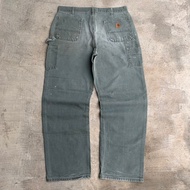 Carhartt carpanter moss green duck canvas B11 MOS dutgaree fit original