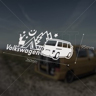 X Iiii _ VOLKSWAGEN T4 Camping Situation Car Sticker