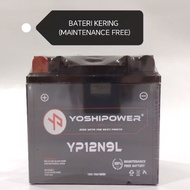 KEEWAY RKV 200 / RKV 250 BATTERY YP12N9L(YB9) MAINTENANCE FREE BATTERY BATERI YP12N9L(YB9)BATTERY KE