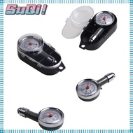 SUQI Tire Pressure Gauge, Mini Dial Metal Manometer, Diagnostic Repair Tool High Precision Tyre Meter