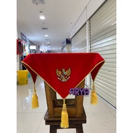 MERAH Paskibra Tray Base Ceremony Tray Base with Red Pendant PREMIUM