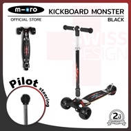 Micro Kickboard Monster Black
