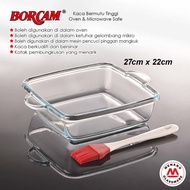 Borcam Square Tray With Silicone Brush (Guzzini) Oven & Microwave Safe