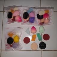 SPONS MAKE UP ISI 9 PCS CAMPUR / SPONGE MAKE UP 9 IN 1 MIX