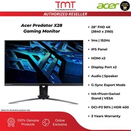 Acer Predator X28 Gaming Monitor | 28" FHD 4K / 1ms / 152Hz | IPS | HDMI / DP | Audio | Stand | 3 Years Warranty