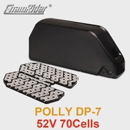 ChamRider Polly 7 Ebike Battery Box Battery Case Housing Downtube Polly 7 52V 36V 10S7P 13S6P 14S5P