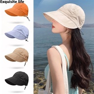 Sunhat Women'S Sun Hat Bowknot Foldable Visor Korean Sun Hat Travel-Friendly UV Protection Beach Hat