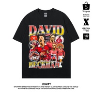Soccer Jersey-David Beckham (Manchester United) Tee-Black (Black) by XSHT