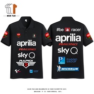 Aprilia Aprilia Motorcycle Factory Team Cycling Jersey Short-Sleeved t-Shirt Polo Shirt Male Summer 