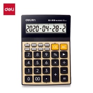 calculator scientific mini calculator Deli 1526ES Voice Calculator Live Pronunciation Computer Large