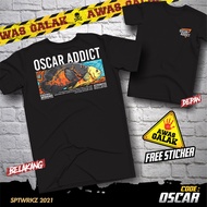 FISH T-SHIRT ADDICT/OSCAR FISH FUCKING T-SHIRT /OSCAR FISH T-SHIRT PREDATOR FISH T-SHIRT FISH HOBBY 