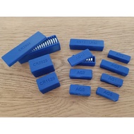 Storage box & for storing CR, LR, AG, A, G, L... button batteries with 3D printed rectangular lid [0