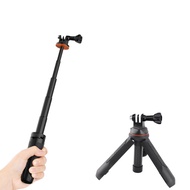 K&F CONCEPT Sports Camera Extendable Selfie Stick Tripod Aluminum Alloy 32cm/12.6in Max. Height 2kg 