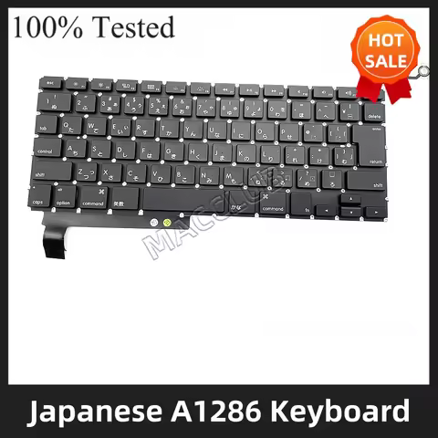 Japanese Keyboard Japan JP for Macbook Pro retina A1286 2009-2012 Japanese Keyboard Japan JP Keyboar