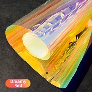 GANI | Iridescent Rainbow Transparent Colorful Adhesive Film