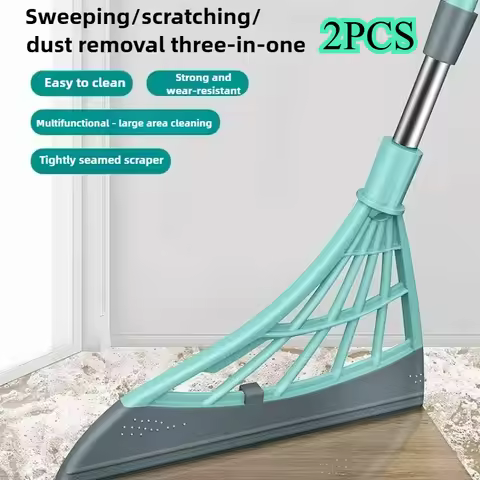 Silicone Magic Rubber Broom Mop Hand Dust Brooms Home Floor Cleaning Squeegee Wiper Toilet Bathroom 
