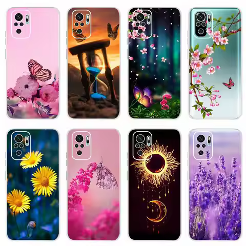 For Xiaomi Redmi Note 10 Case Redmi Note 10S Cover Soft Silicone Stylish Phone Case For Xiaomi Redmi