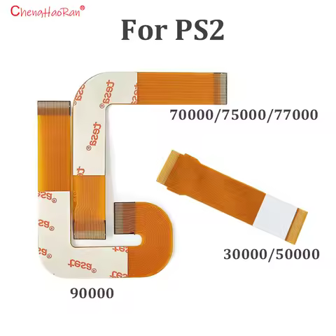 1PC Ribbon Cable Laser Lens For PS2 Slim Flex Connection SCPH 30000 50000 7000 90000 Accessory Repla