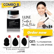 🔥TOP SELLING🔥LUXE PERFECT COVER FOUNDATION, LUXE FOUNDATION, LUXE MAKE UP, ALAT MAKE UP LUXE
