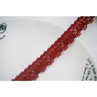 Cheap Zone~SF78 Crimson 1.2cm Elastic Lace 2331cm Reward Price~Super Cost-Effective ^^ (Length * 210