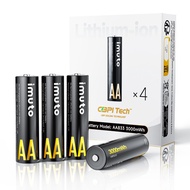 PHOTOOLEX&imuto Rechargeable Batteries AA&AAA 3600mwh 3000mwh AA Batteries 1300mwh AAA Batteries