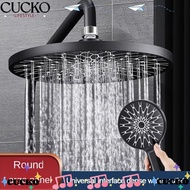 CUCKO RainfallShower Head, 3 Modes Adjustable Multi-function Shower Head, Universal Water-saving High Pressure Large Panel Water-saving Sprinkler