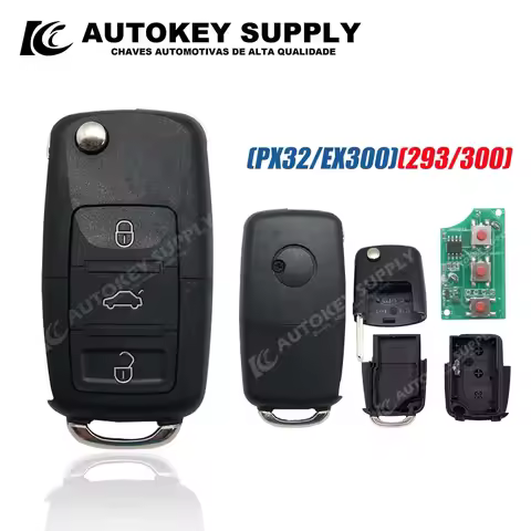 Autokeysupply AKBPCP092 Double program without battery holder (PX32/EX300) Burglar Alarm Control For