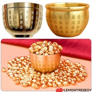 LEMONTRE8EDY 1Pcs Pure Brass Cornucopia, 4.5-7cm Small Mini Baifu Rice Cylinder, Durable Auspicious 