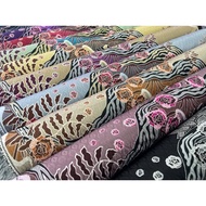 Kain pasang sutera dolby / dobby silk batik printed seragam sekolah