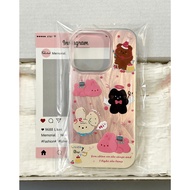 Glitter Rabbit Dazzle Casing hp Samsung S25 fe S25 Ultra S24 Fe S20 S21 Fe S22 Plus M15 M54 S23 S24 