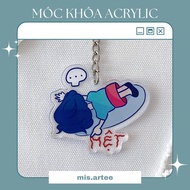 SHARP UV PRINTED MICA keychain "PADDING" KINGKONG SHOP