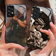 Arnold Schwarzenegger Tempered Glass Phone Case For Samsung Galaxy A16 A15 A25 A35 A55 A53 A54 A34 A