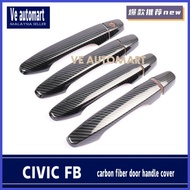 Vemart honda civic fb Carbon Fiber door handle cover accessories 2012 2013 2014 2015
