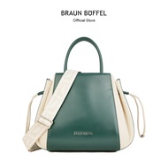 Braun Buffel Kiln Medium Bucket Bag In Evergreen