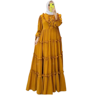 DAMARA - QUAIL MAXI DRESS GAMIS BAHAN CRINKLE AIRFLOW