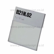 Sign braile pocket insert cashnetra bag event room event