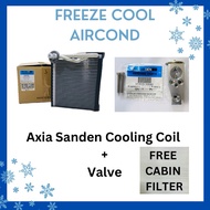 Original Sanden Perodua Axia Cooling Coil 'Sanden' Free Cabin Filter