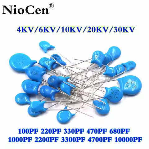 (2-20PCS) NEW Ceramic Chip Capacitor 4KV/6KV/10KV/20KV/30KV 100PF 220PF 330PF 470PF 680PF 1000PF 220