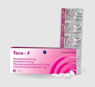 Tera F Isi 10 Tablet - Obat Batuk Pilek Ampuh dan Manjur Meringankan Meriang Memudahkan Tidur Karena