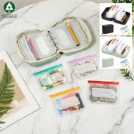 Portable Pill Binder Organizer Reusable Travel Pill Organizer with 14 Color Coded Inner Pockets for 