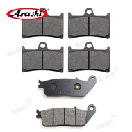 Arashi Organic Front Rear Brake Pads For YAMAHA MT-01 1670cc 2005 2006 MT01 Motorcycle Brake Disc Ro