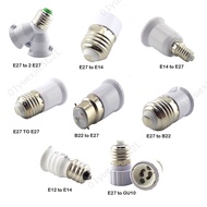 5pcs E27 to E14 Socket Adapter E27 GU10 G9 B22 E14 E12 Converter Led Lamp Bulb Base Conversion Holder  SG2L