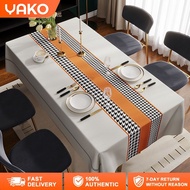 YAKO PVC Table Cloth Table Mantle Waterproof/Oil Resistant/Scald Resistant Dining Table Cloth