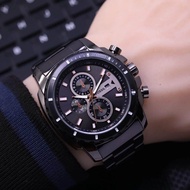 Jam Tangan Pria Fossil Anti Air Rantai Stainless F3626 Tanggal Aktif Free Box Dan Baterai Cadangan